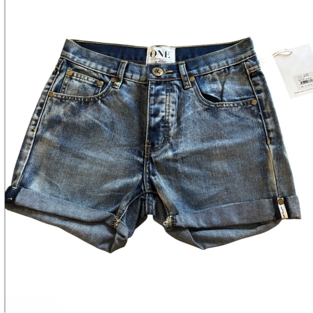 One Teaspoon Mustang Raiders Jean Shorts NWOT
